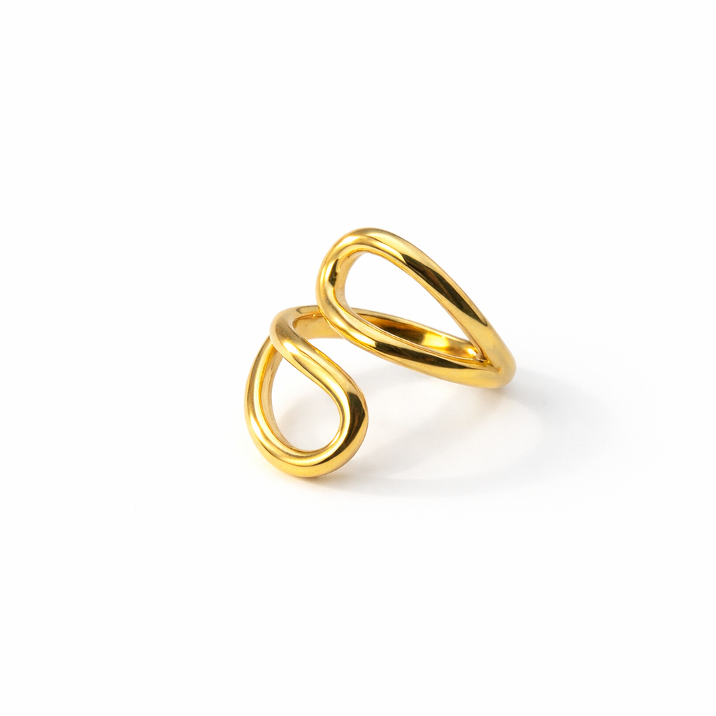 Kael Street Gold Open Ring