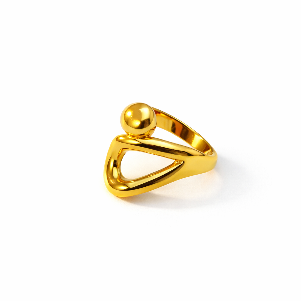 Kael Street Gold Open Ring