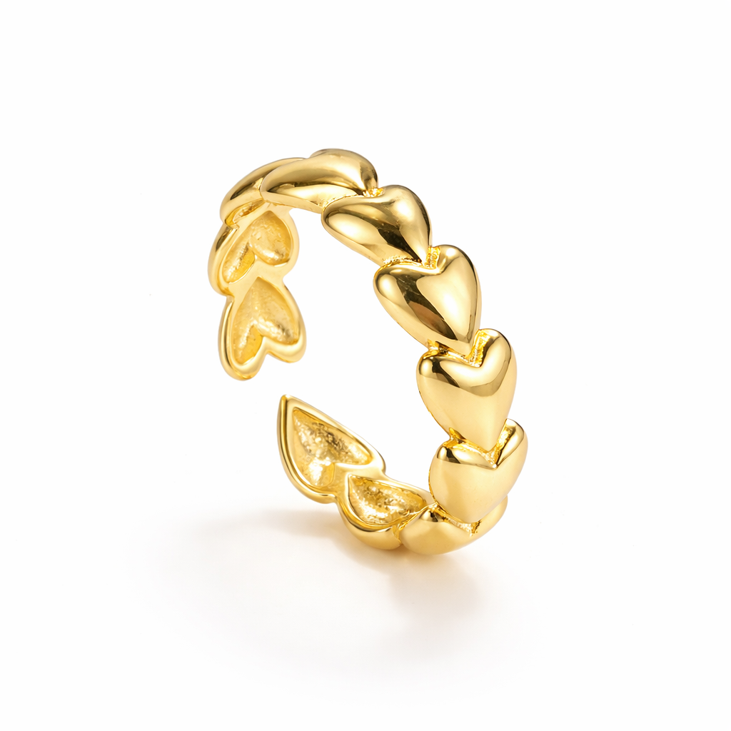 Amora Heart Open Ring
