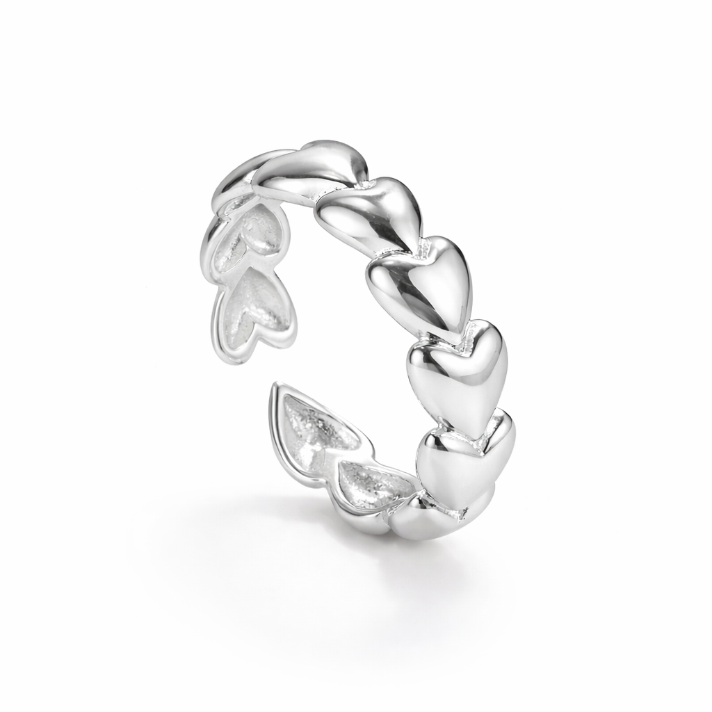 Amora Heart Open Ring