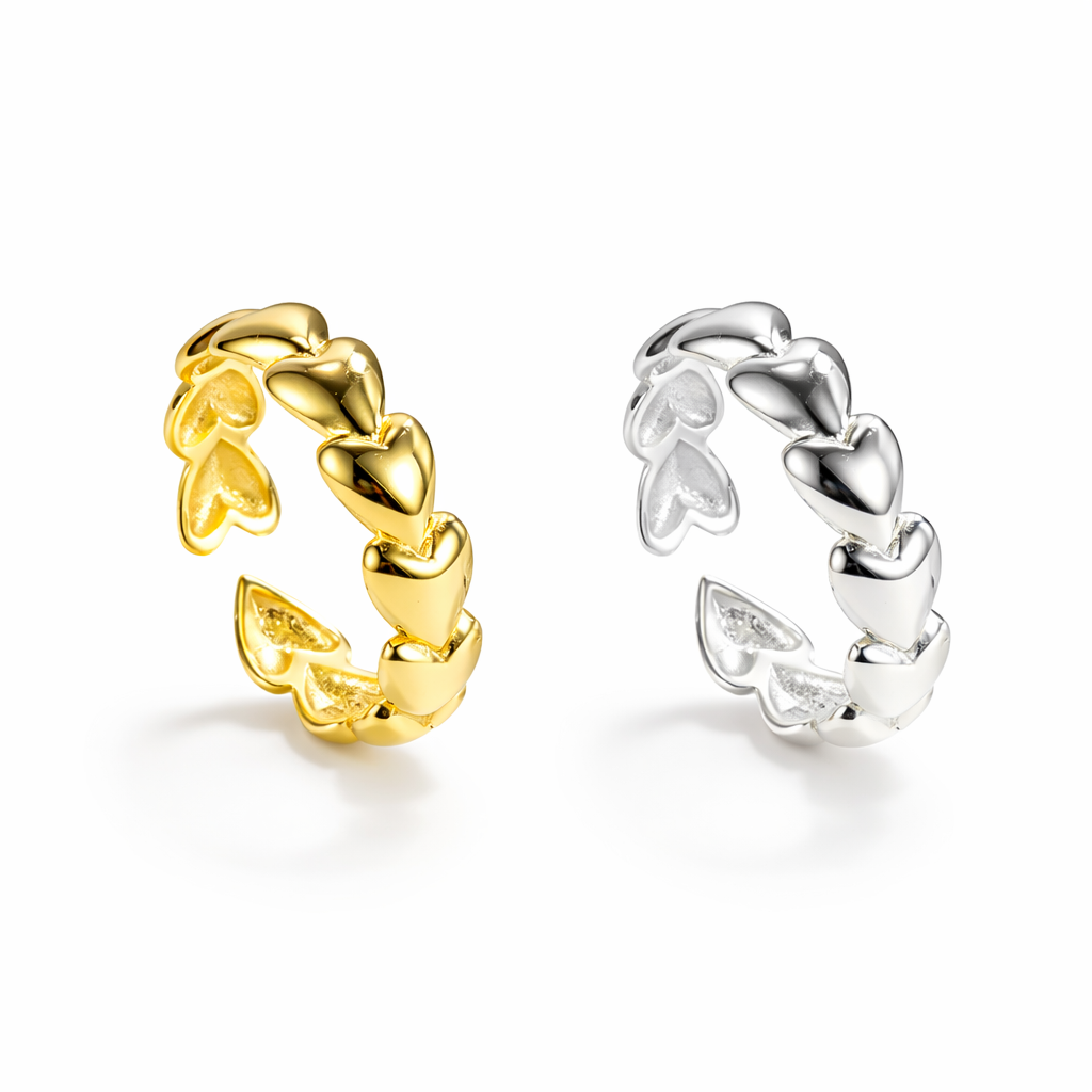 Amora Heart Open Ring