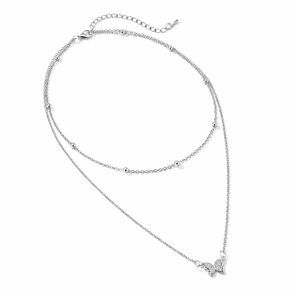 Aveline Butterfly Pendant Necklace