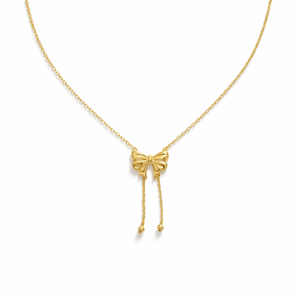 Elodie Bow Knot Pendant Necklace