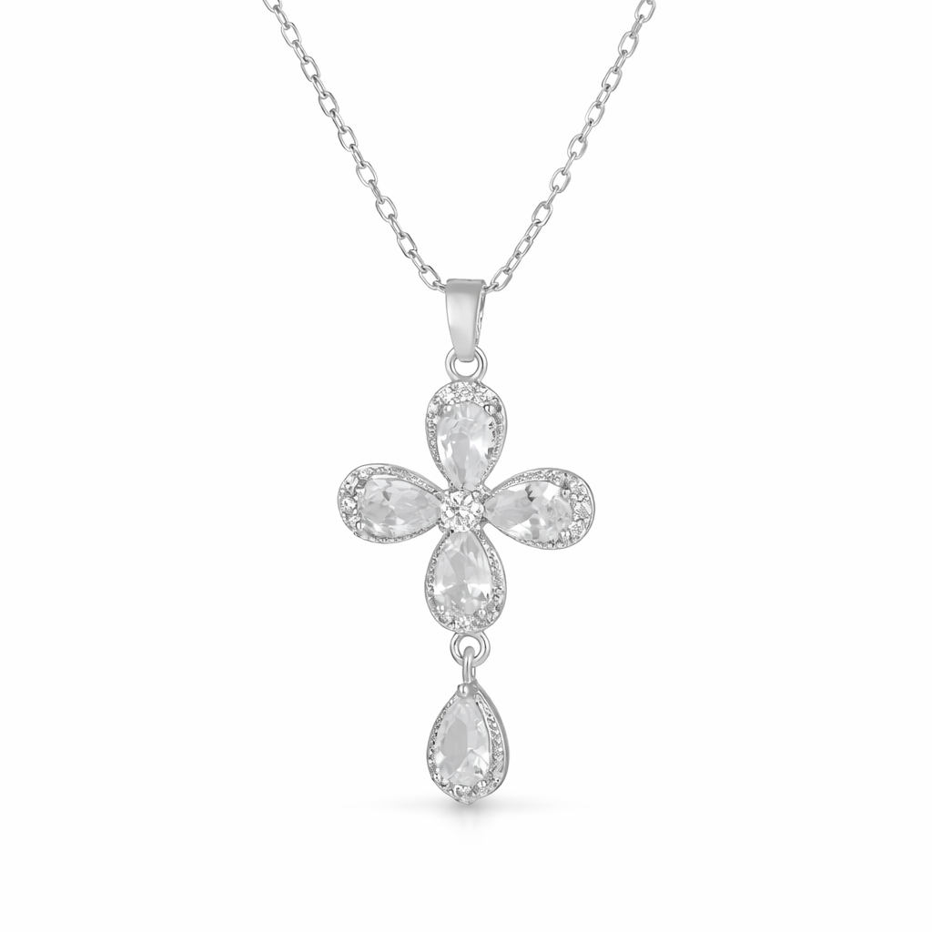 Tetra Axis Geometric Necklace