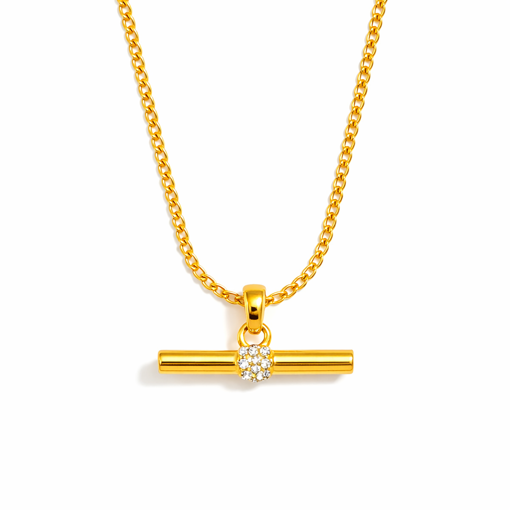 Linea Axis Gold Necklace