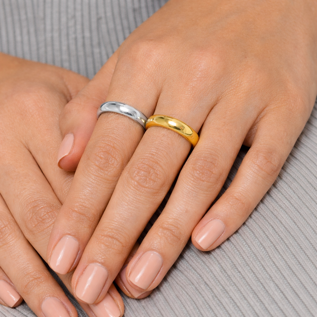 Aira Sterling Silver Band Ring