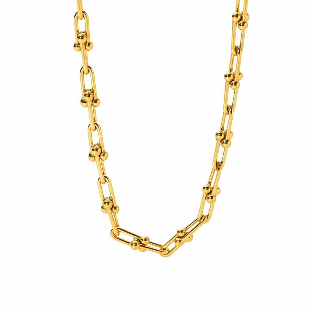 Aveline Sculpted Chain Necklace