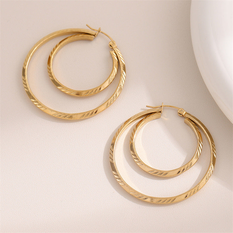 Linea Minimal Geometry Earrings