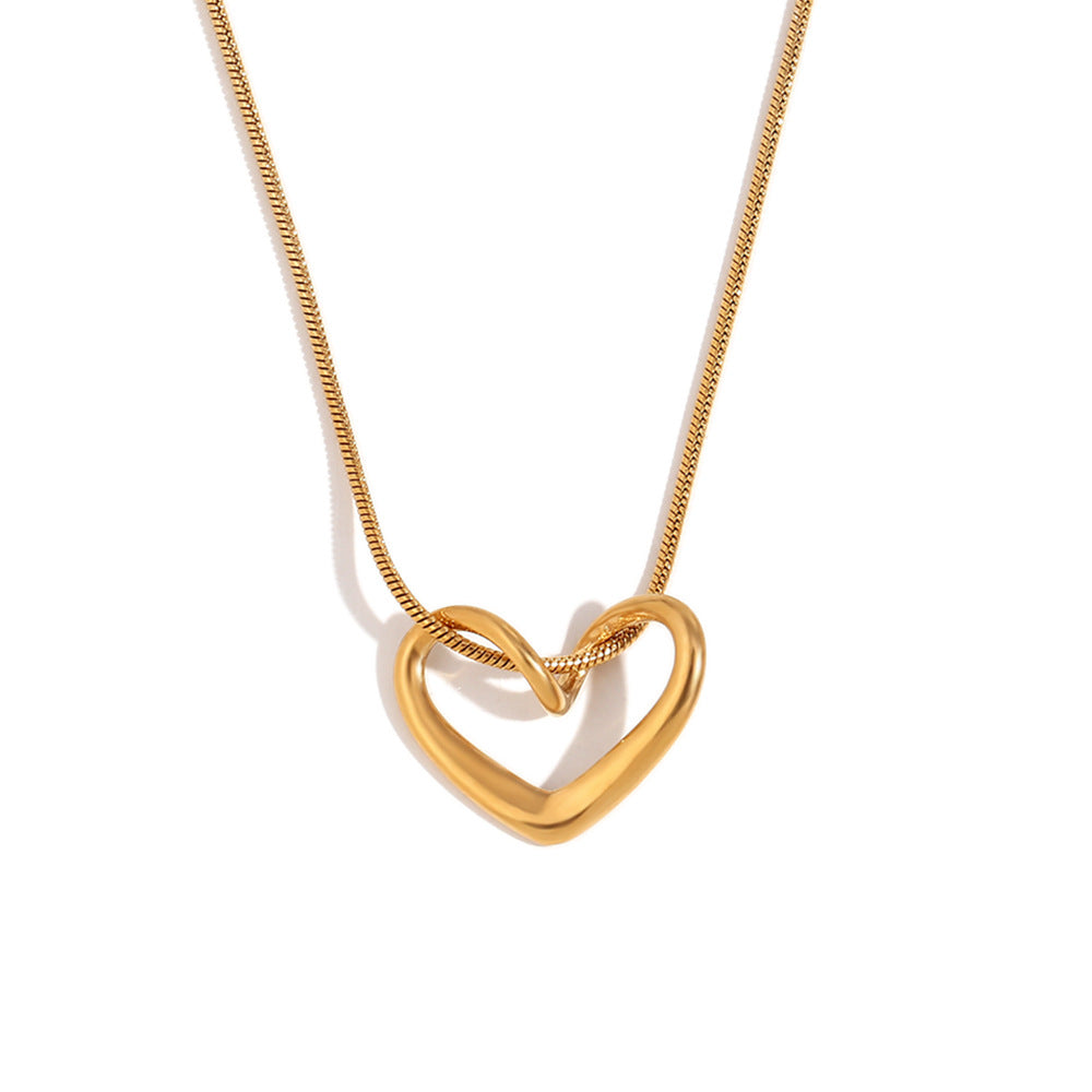 Amora Geometric Heart Necklace