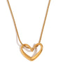 Amora Geometric Heart Necklace