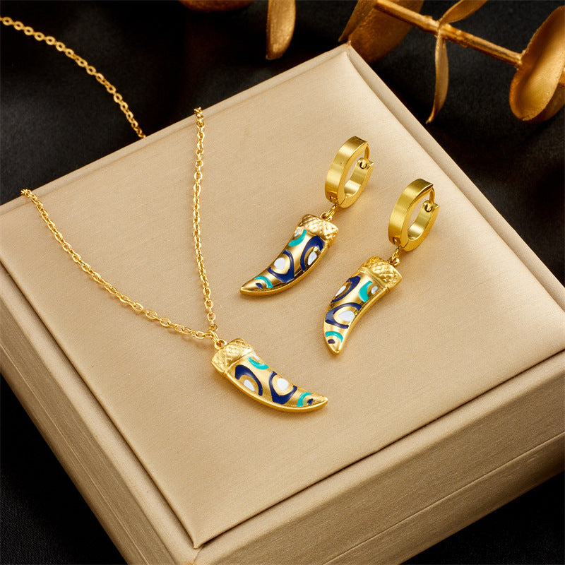 Aveline Chain Gold Jewelry Set