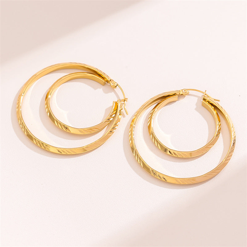 Linea Minimal Geometry Earrings
