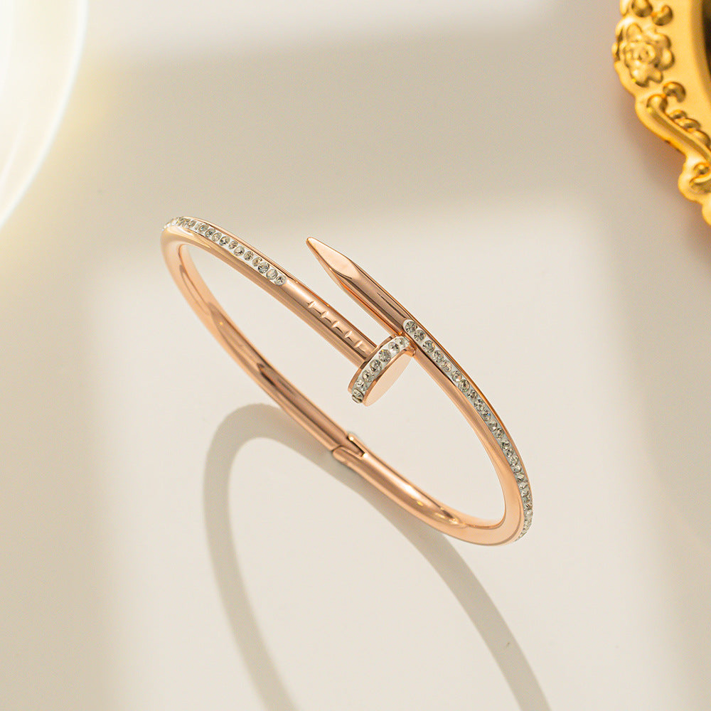 Monroe Initial Gold Bangle