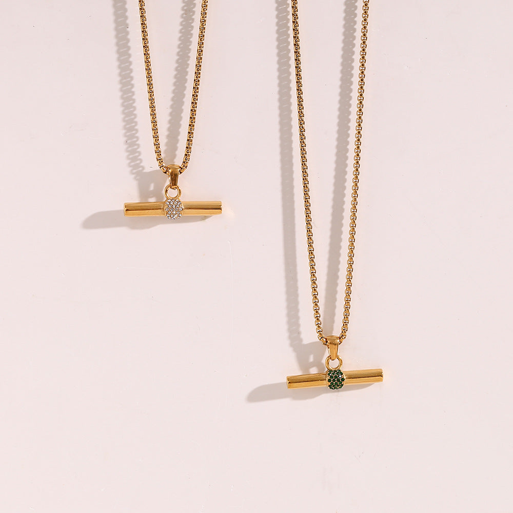 Linea Axis Gold Necklace