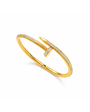 Monroe Initial Gold Bangle