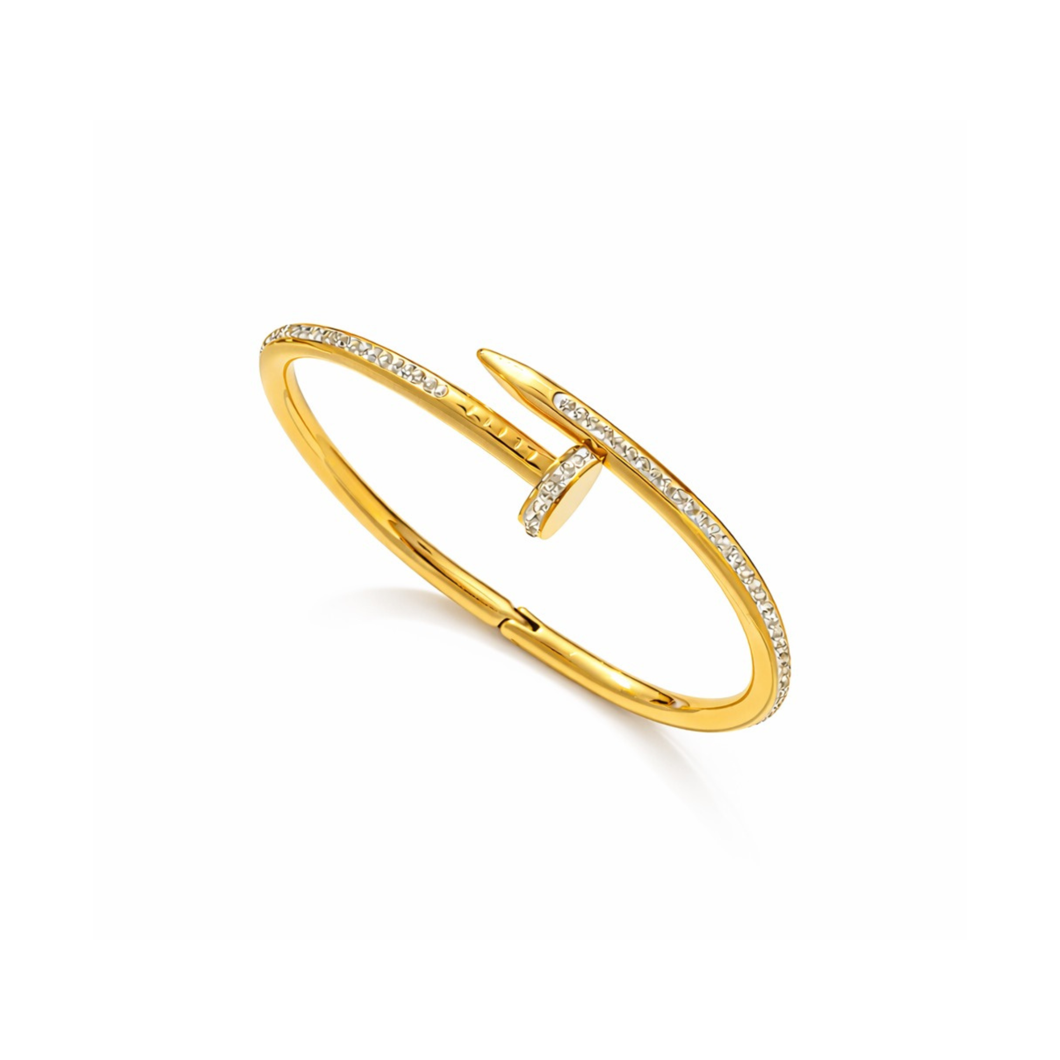 Monroe Initial Gold Bangle