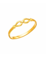 Elara Ellipse Gold Bangle