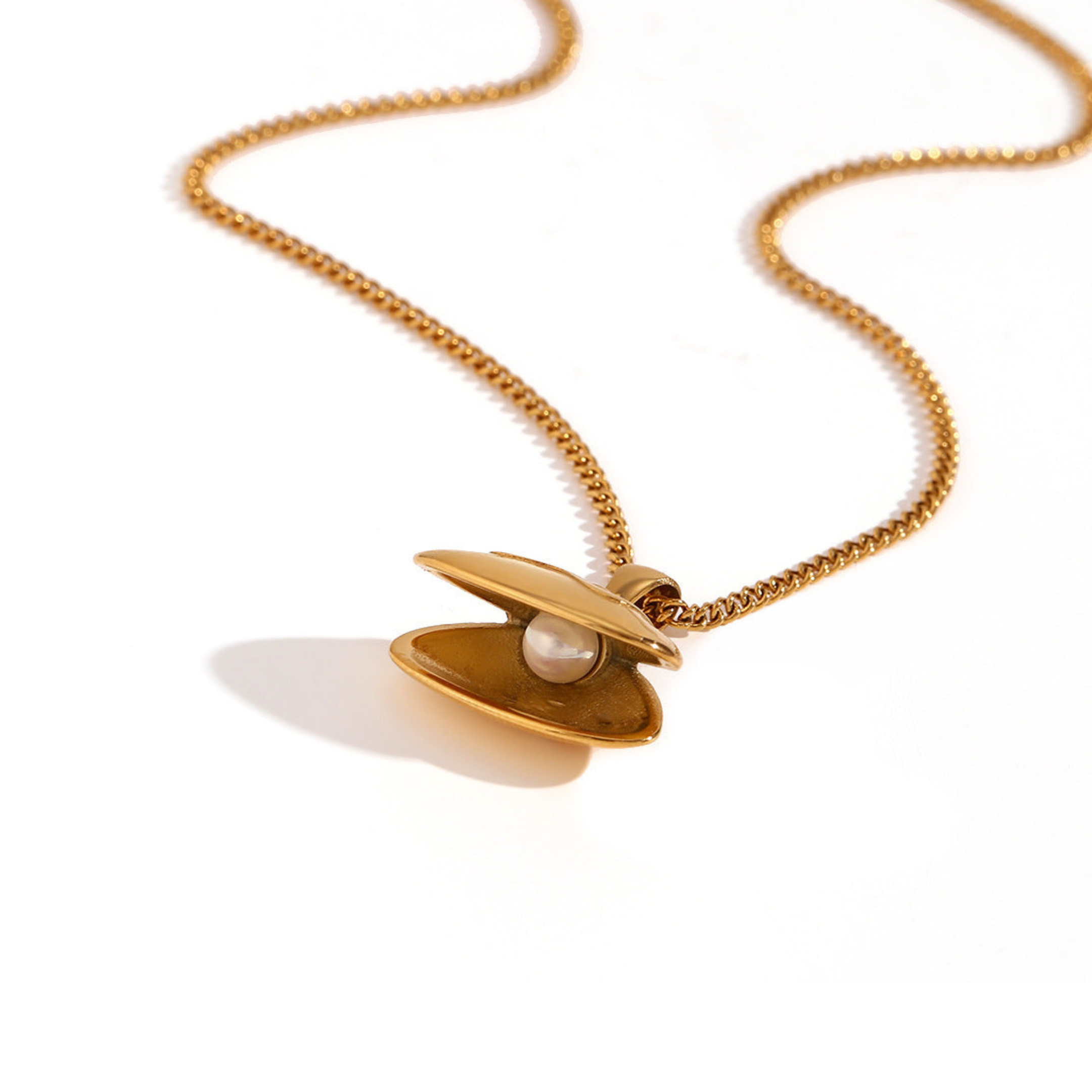 Orbis Geometric Gold Necklace