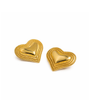 Amora Heart Stud Earrings