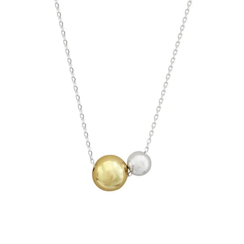 Solene Round Sterling Silver Pendant Necklace