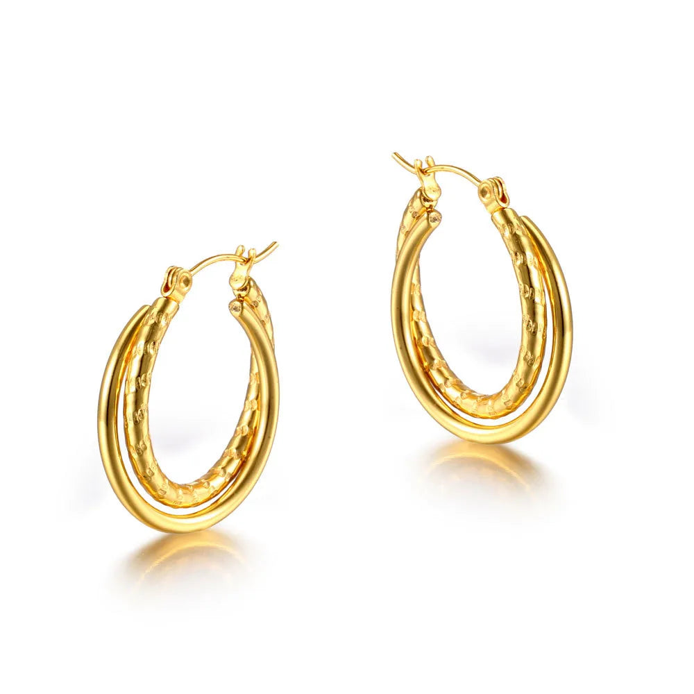 Oria Circle Hoop Earring