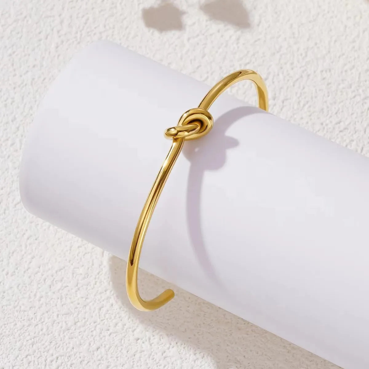 Eloise Knot Gold Bangle