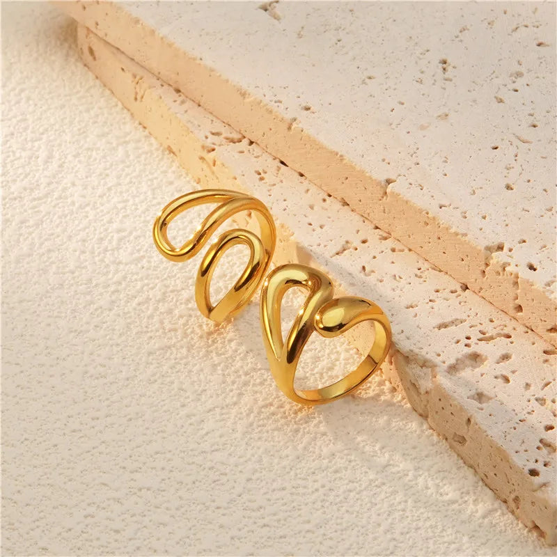 Kael Street Gold Open Ring