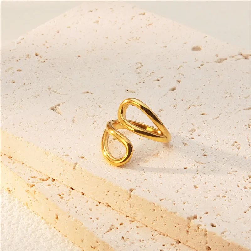 Kael Street Gold Open Ring